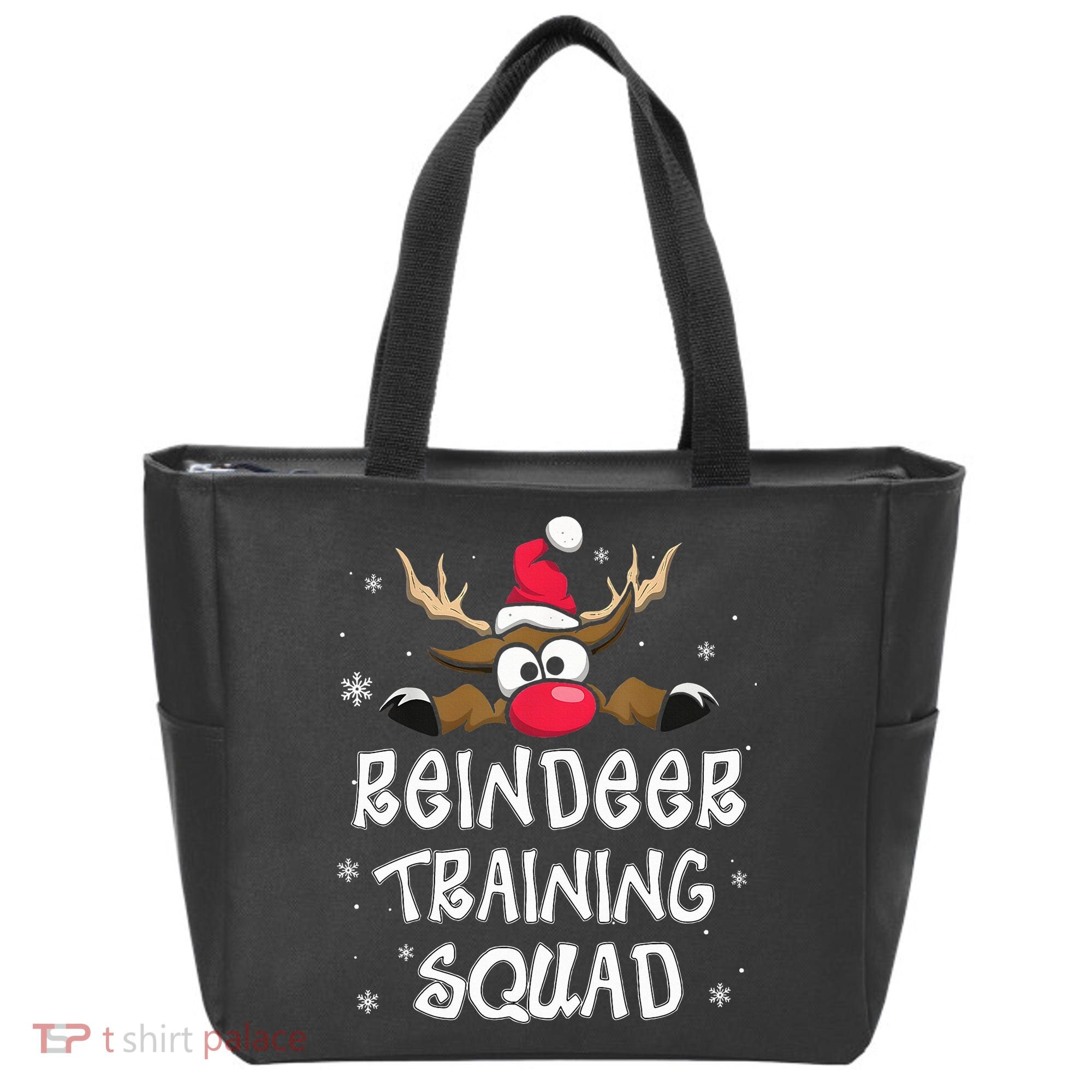 Christmas Running Reindeer Training Squad Team Gifts  Tote Bag