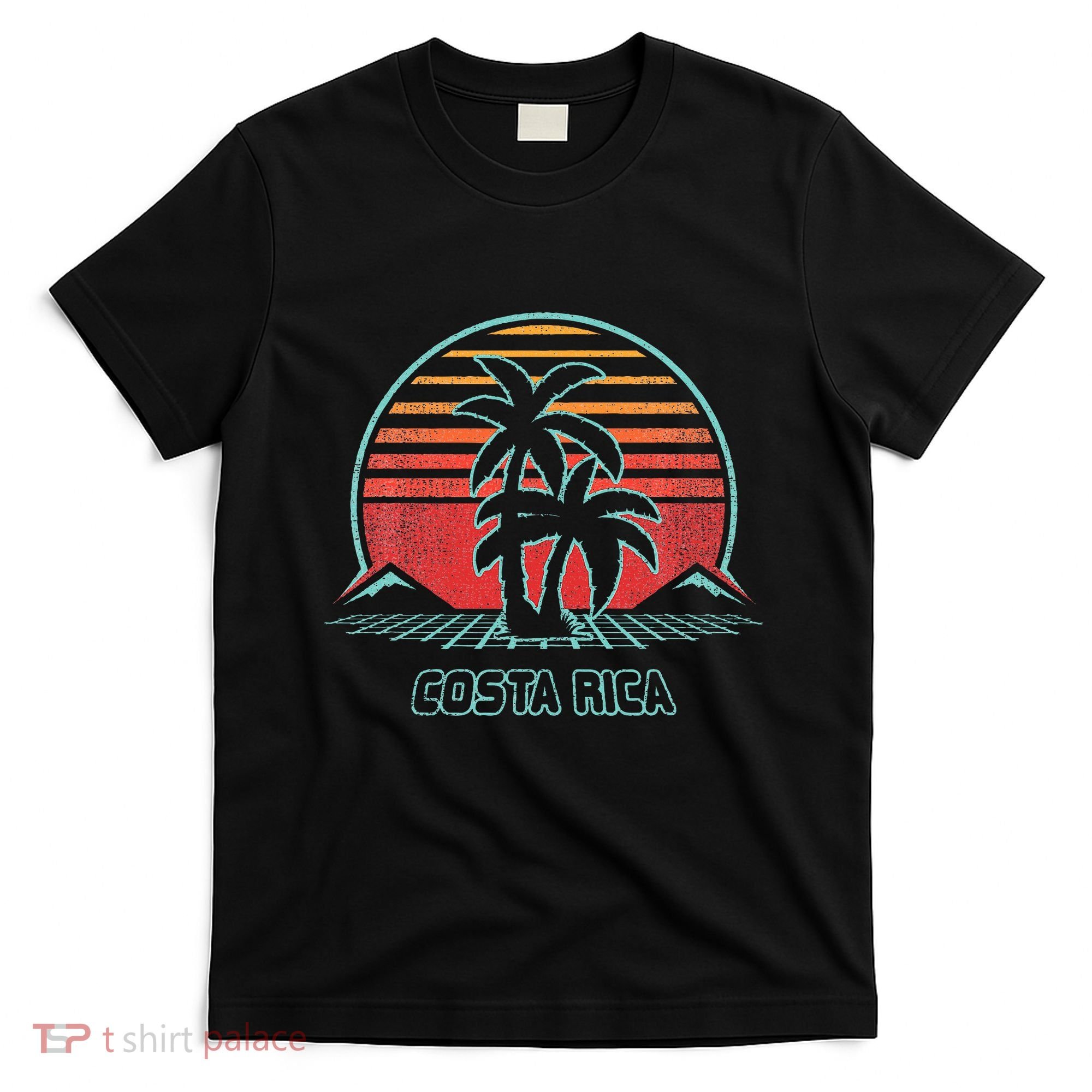 Costa Rica Retro Vintage 80s Style T-Shirt