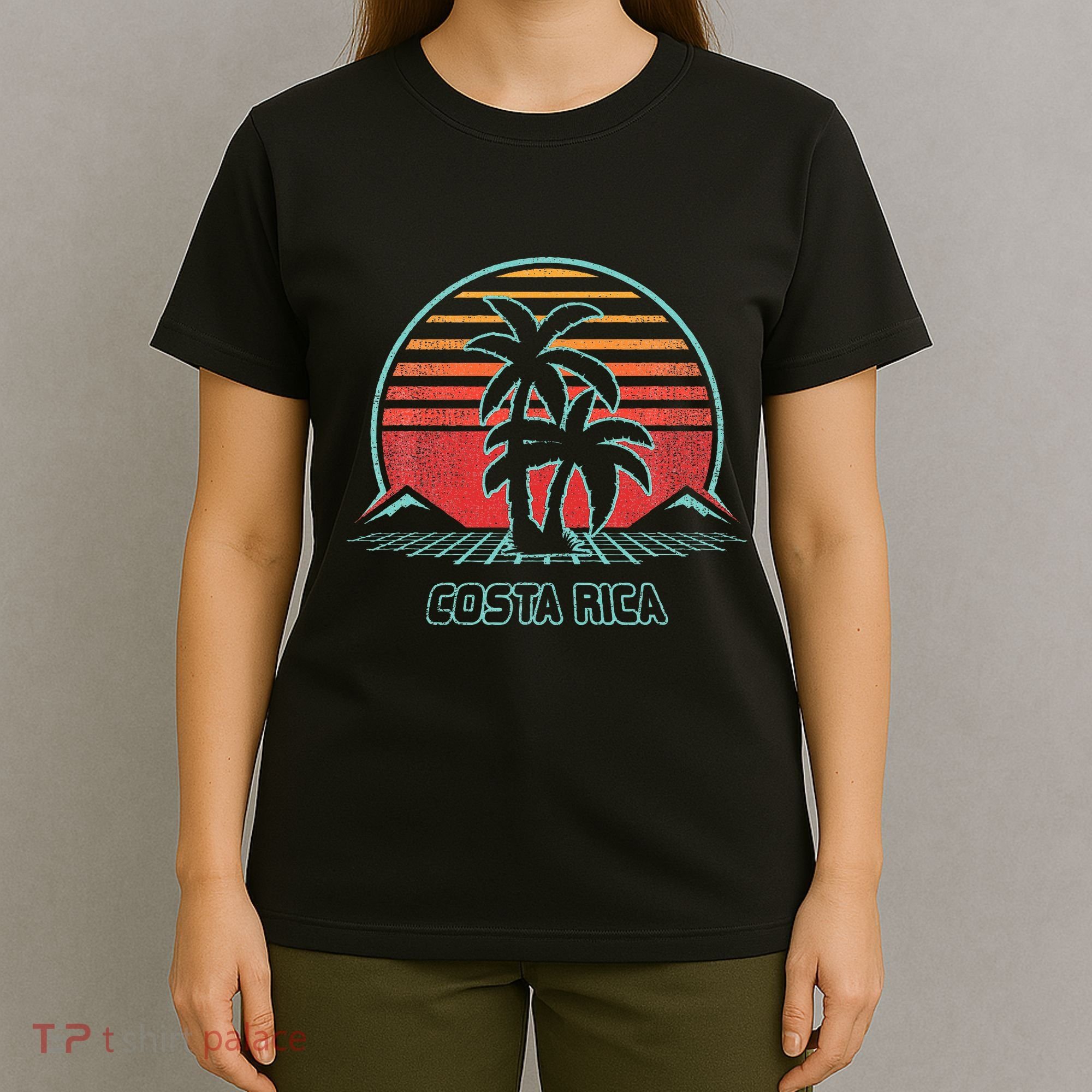 Costa Rica Retro Vintage 80s Style T-Shirt