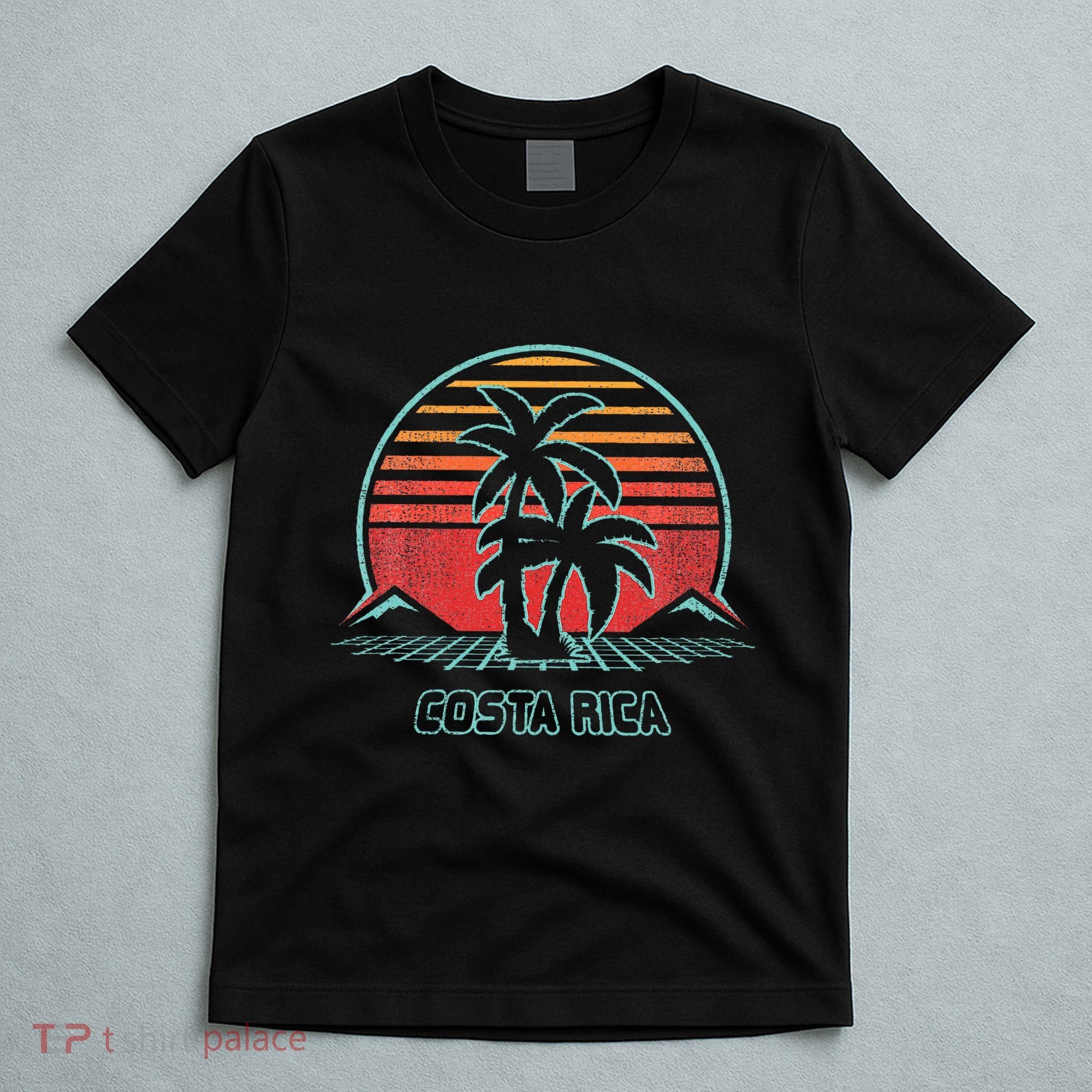 Costa Rica Retro Vintage 80s Style T-Shirt