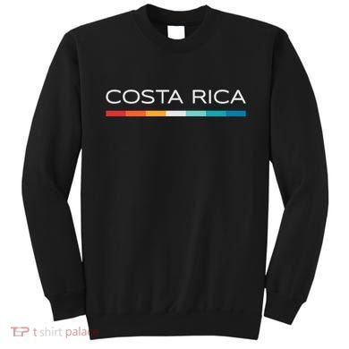 Costa Rica Retro Design Sweatshirt