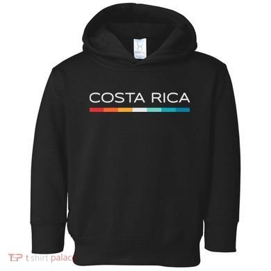 Costa Rica Retro Design Toddler Hoodie