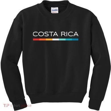 Costa Rica Retro Design Kids Sweatshirt