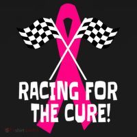 Car Races Racing For A Cure Pink Ribbon Breast Cancer Sweatshirt thumb 3