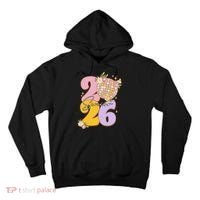 Cute Retro Senior 2026 Disco Ball Flowers Graduate Graduation Tall Hoodie thumb 0
