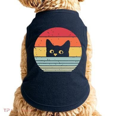 Cat Retro Style Doggie Tank