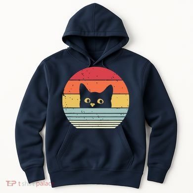 Cat Retro Style Hoodie
