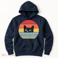 Cat Retro Style Hoodie thumb 0
