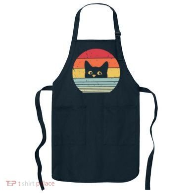 Cat Retro Style Apron
