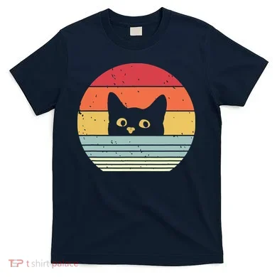 Cat Retro Style T-Shirt