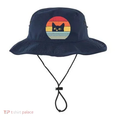 Cat Retro Style Bucket Hat