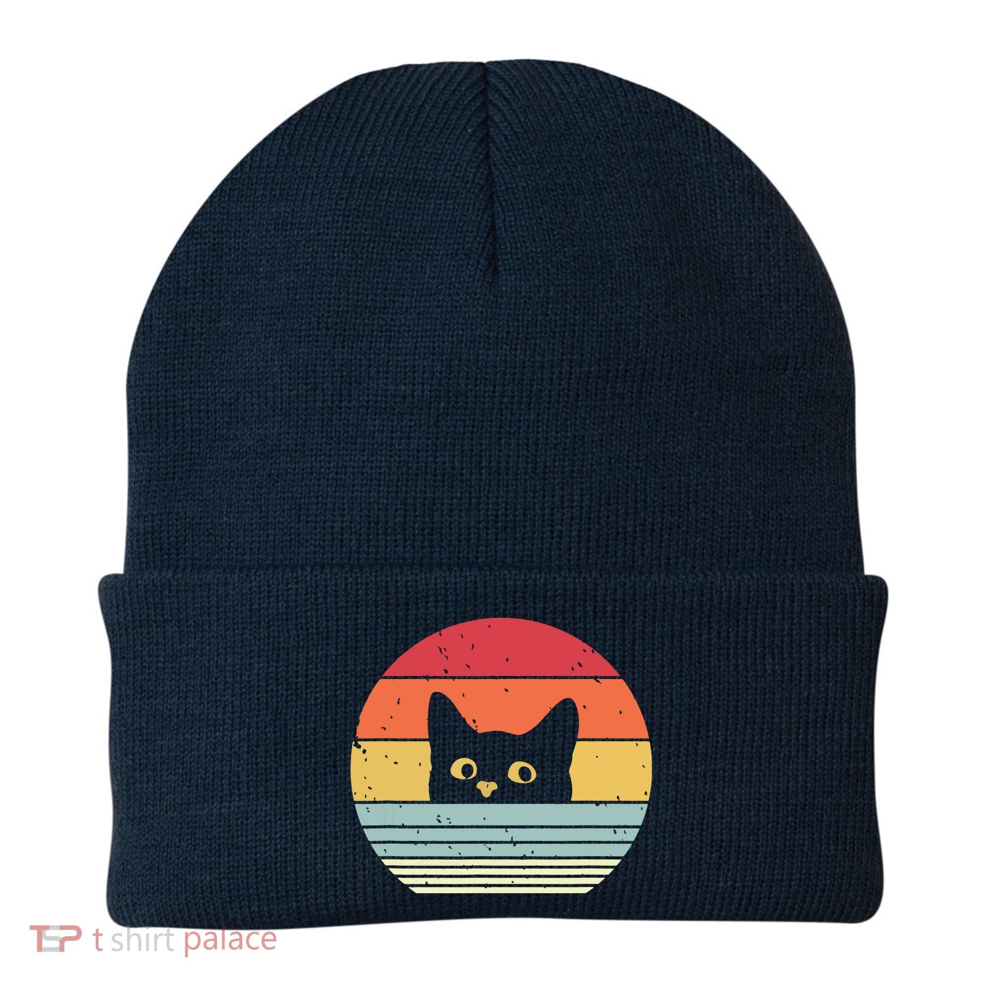 Cat Retro Style Beanie