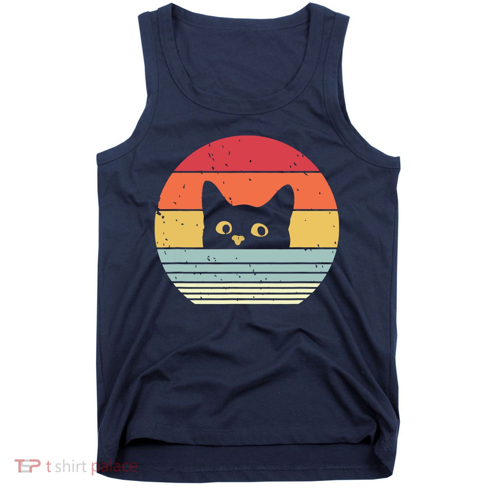 Cat Retro Style Tank Top