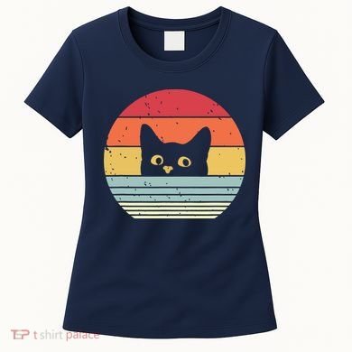 Cat Retro Style Women's T-Shirt