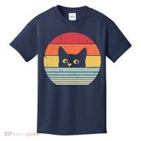 Cat Retro Style Kids T-Shirt thumb 0