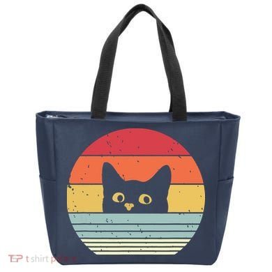 Cat Retro Style Tote Bag