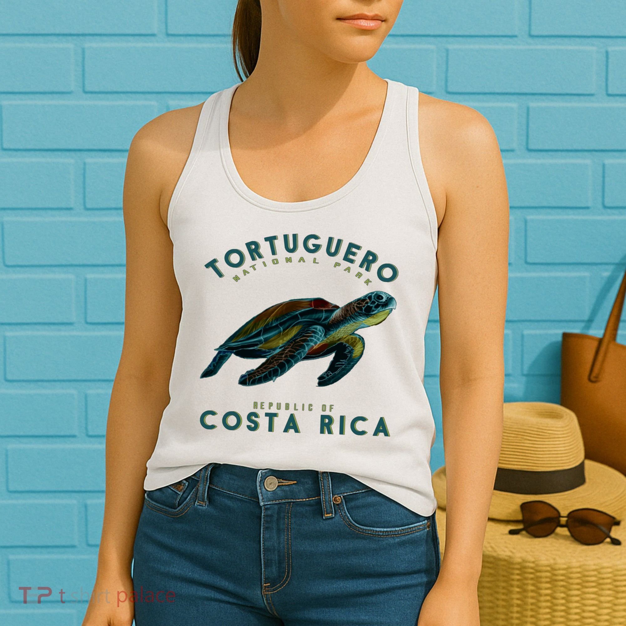 Costa Rica Sea Turtle Women's Tank Top