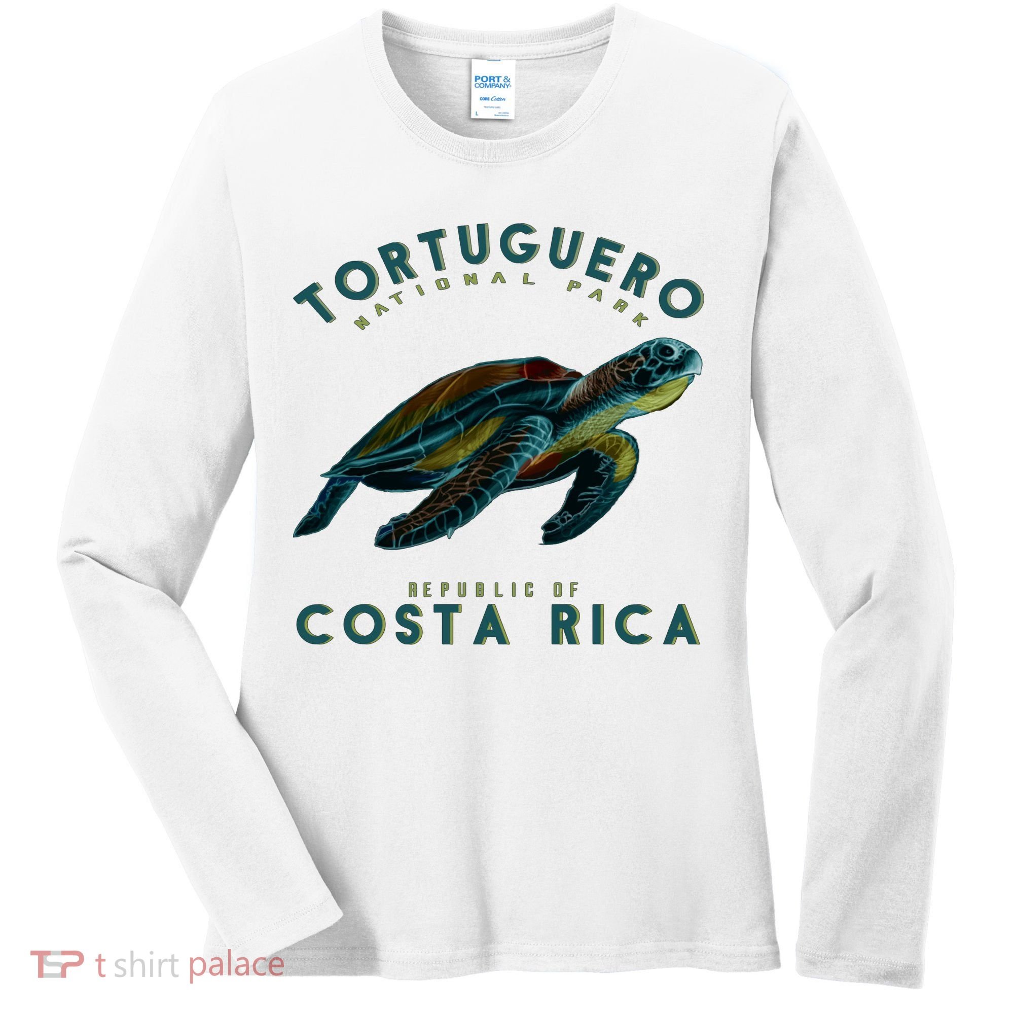 Costa Rica Sea Turtle Women's Long Sleeve Shirt