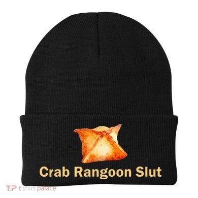 Crab Rangoon Slut Crab Rangoon Lovers Beanie