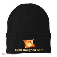 Crab Rangoon Slut Crab Rangoon Lovers Beanie thumb 0