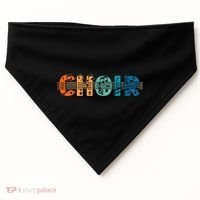 Choir Retro Singer Music Group Teacher Choir Directors USA-Made Doggie Bandana thumb 0