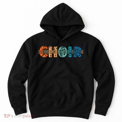 Choir Retro Singer Music Group Teacher Choir Directors Hoodie