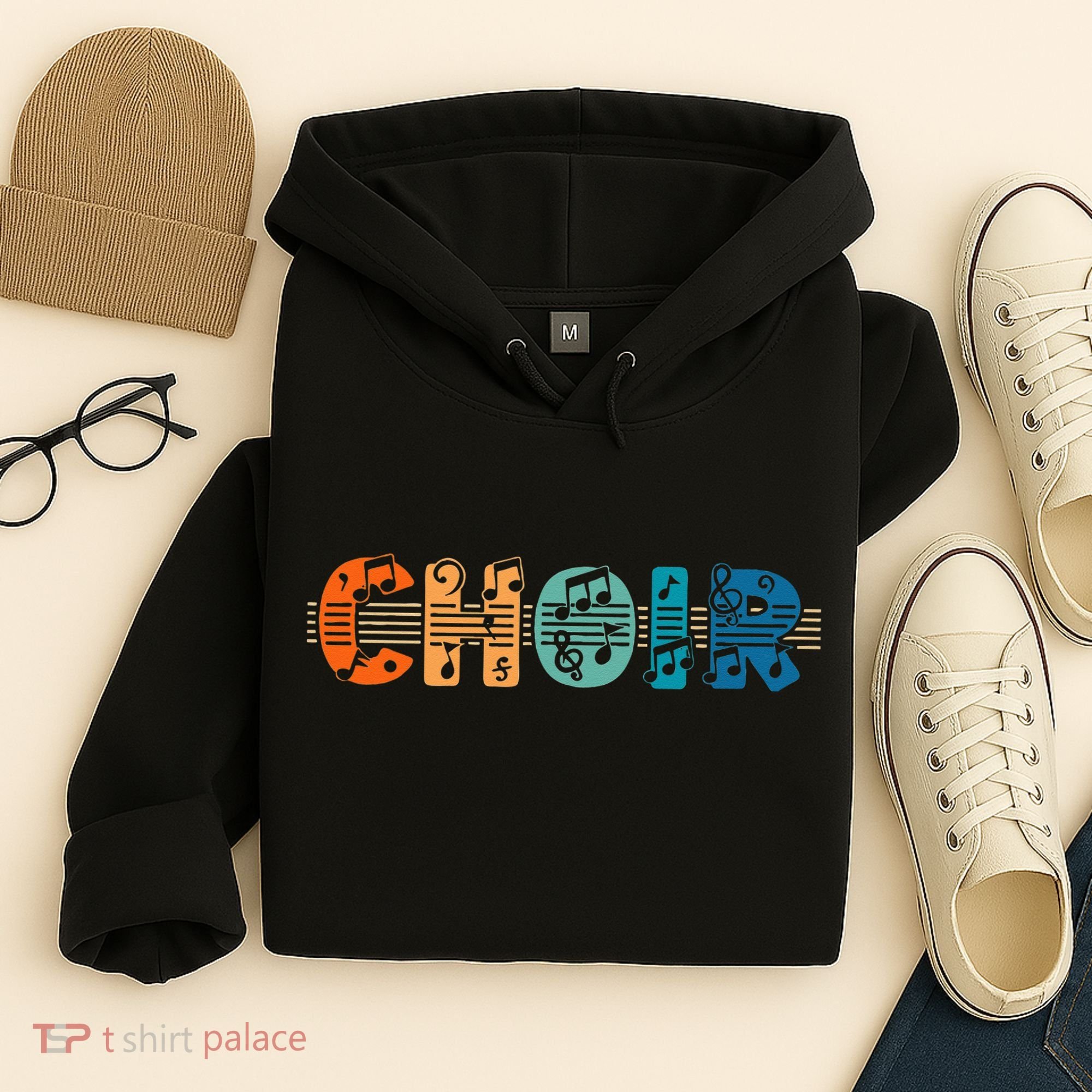 Choir Retro Singer Music Group Teacher Choir Directors Hoodie
