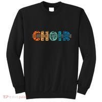 Choir Retro Singer Music Group Teacher Choir Directors Sweatshirt thumb 0