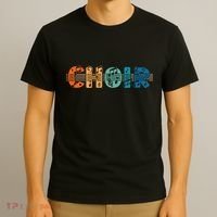 Choir Retro Singer Music Group Teacher Choir Directors T-Shirt thumb 3