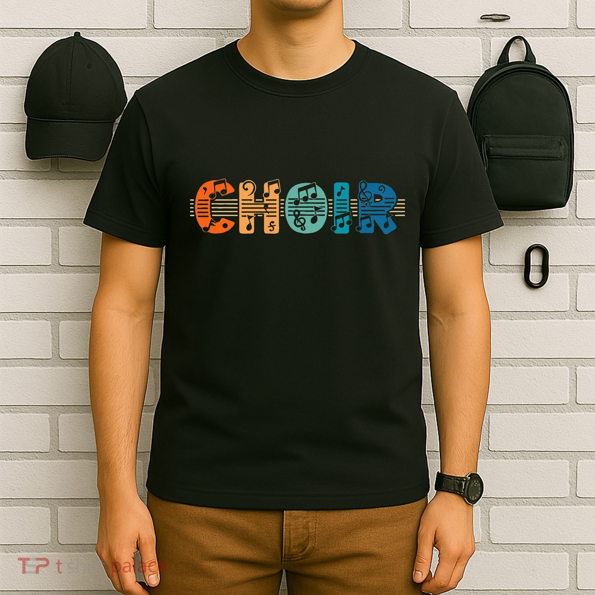 Choir Retro Singer Music Group Teacher Choir Directors T-Shirt