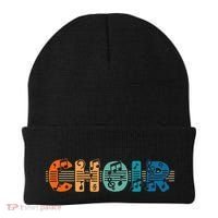 Choir Retro Singer Music Group Teacher Choir Directors Beanie thumb 0