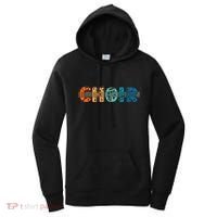 Choir Retro Singer Music Group Teacher Choir Directors Women's Hoodie thumb 0