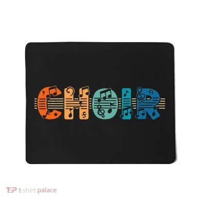 Choir Retro Singer Music Group Teacher Choir Directors Mousepad