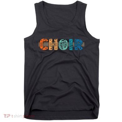 Choir Retro Singer Music Group Teacher Choir Directors Tank Top