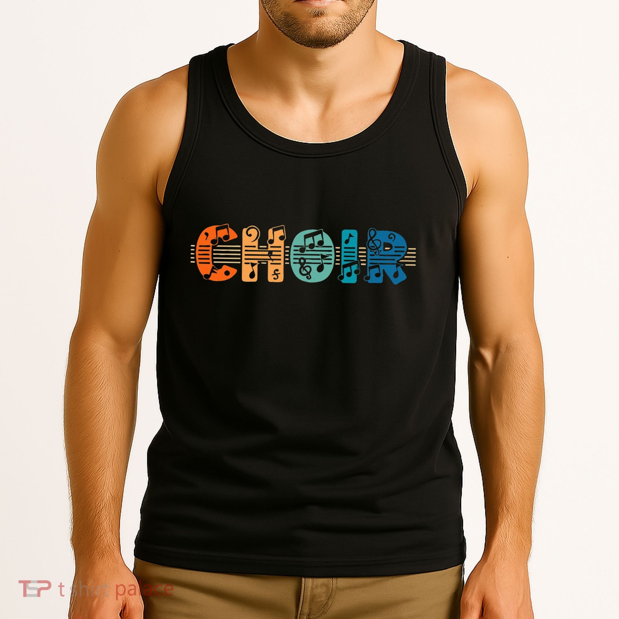 Choir Retro Singer Music Group Teacher Choir Directors Tank Top