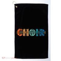 Choir Retro Singer Music Group Teacher Choir Directors Golf Towel thumb 0