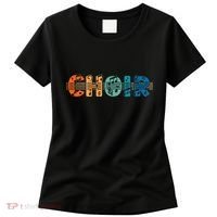 Choir Retro Singer Music Group Teacher Choir Directors Women's T-Shirt thumb 0