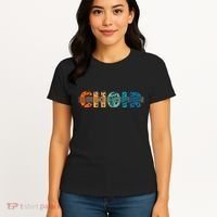 Choir Retro Singer Music Group Teacher Choir Directors Women's T-Shirt thumb 4