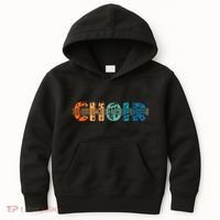 Choir Retro Singer Music Group Teacher Choir Directors Kids Hoodie thumb 0