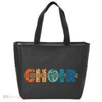 Choir Retro Singer Music Group Teacher Choir Directors Tote Bag thumb 0