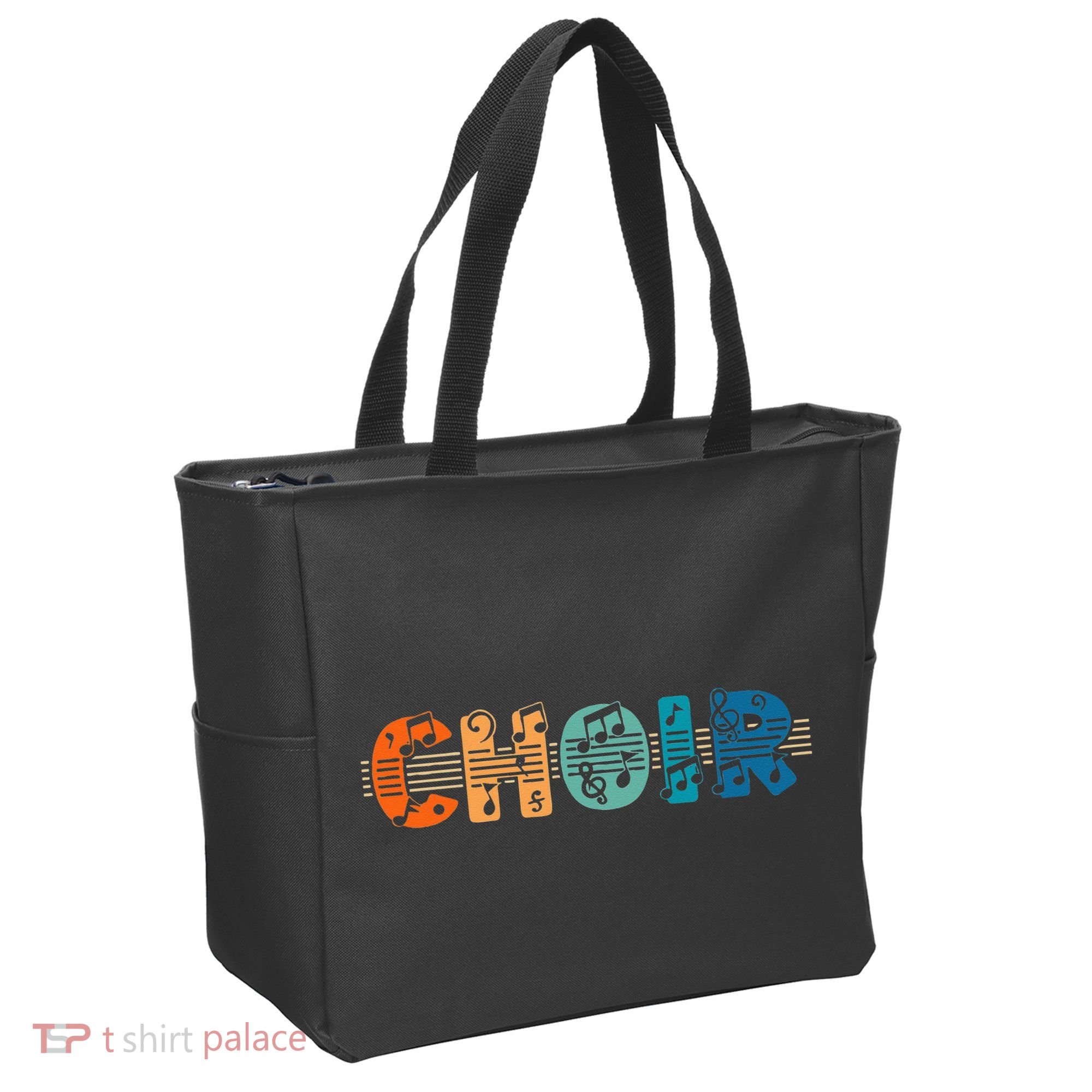 Choir Retro Singer Music Group Teacher Choir Directors Tote Bag