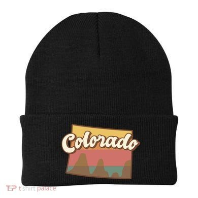 Colorado Retro Sunset Logo Beanie