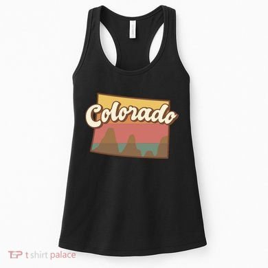 Colorado Retro Sunset Logo Women's Tank Top