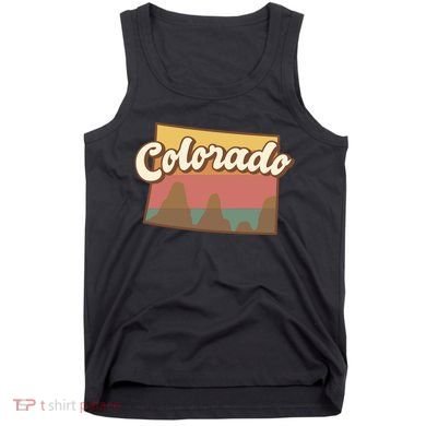 Colorado Retro Sunset Logo Tank Top