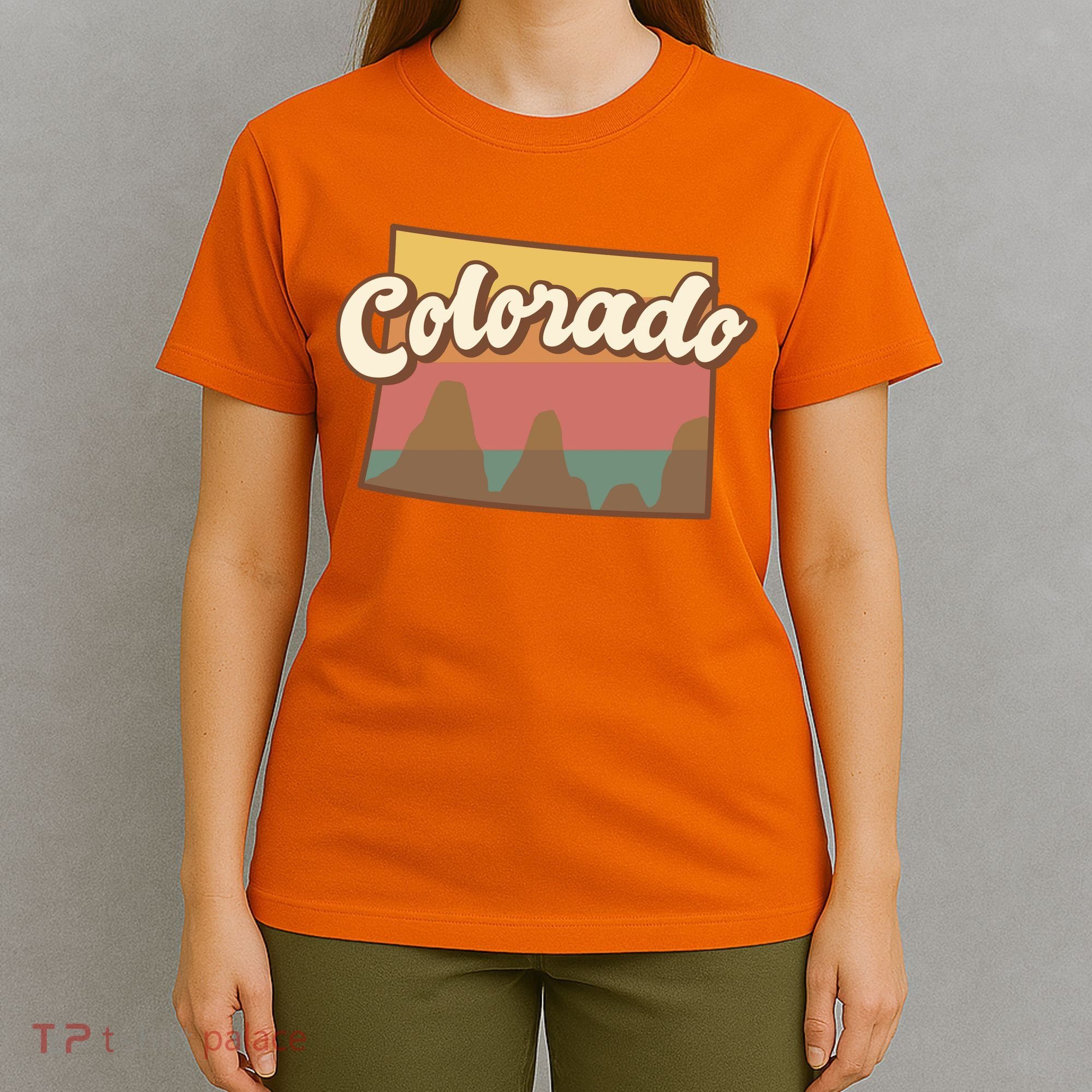 Colorado Retro Sunset Logo T-Shirt
