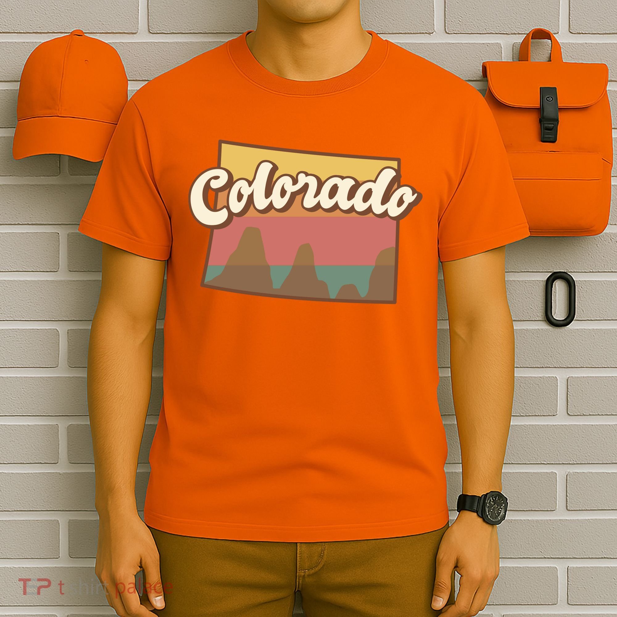 Colorado Retro Sunset Logo T-Shirt