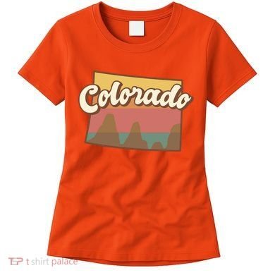 Colorado Retro Sunset Logo Women's T-Shirt