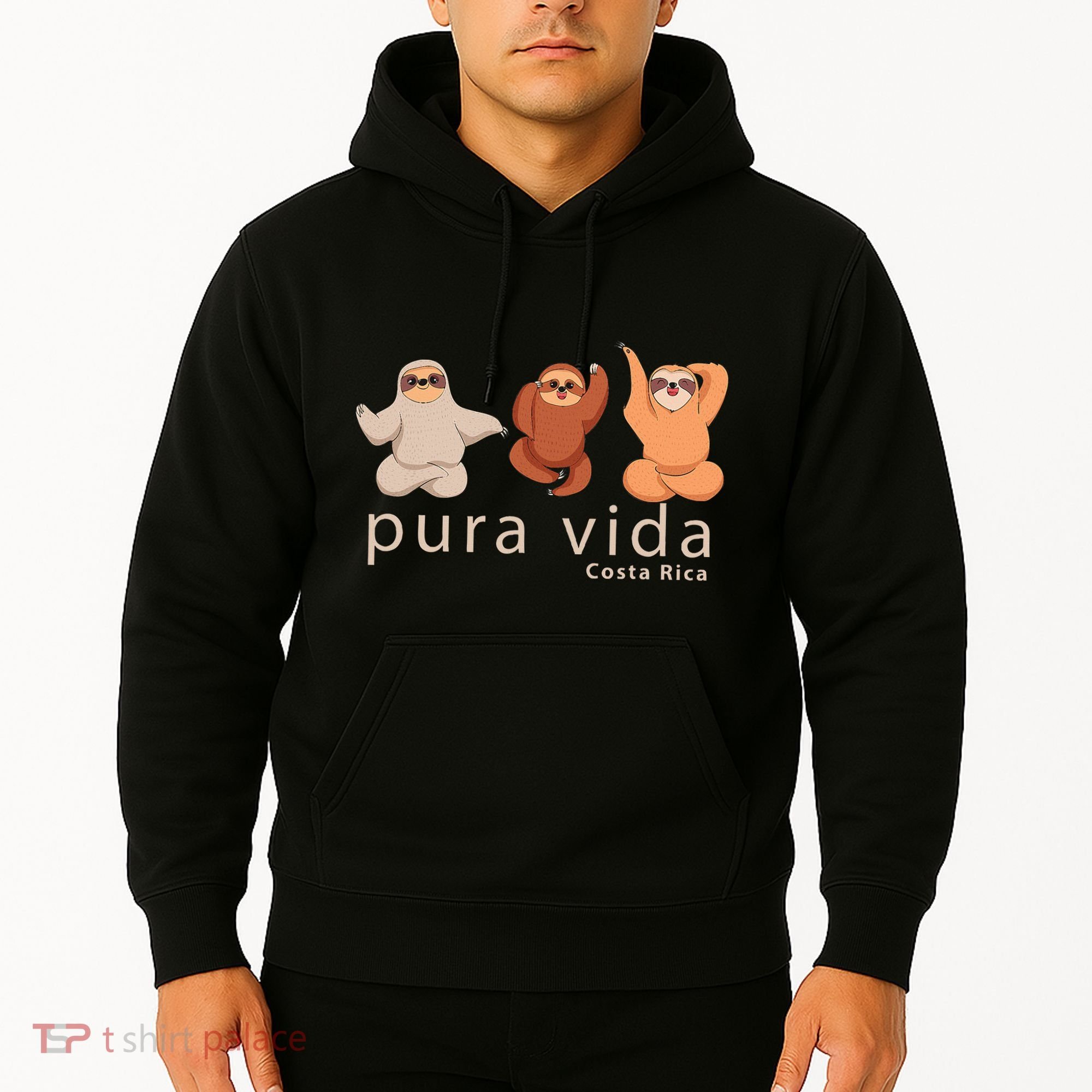 Costa Rica Sloth Hoodie