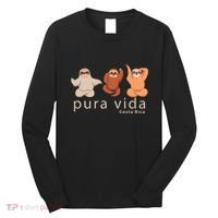 Costa Rica Sloth Long Sleeve Shirt thumb 0