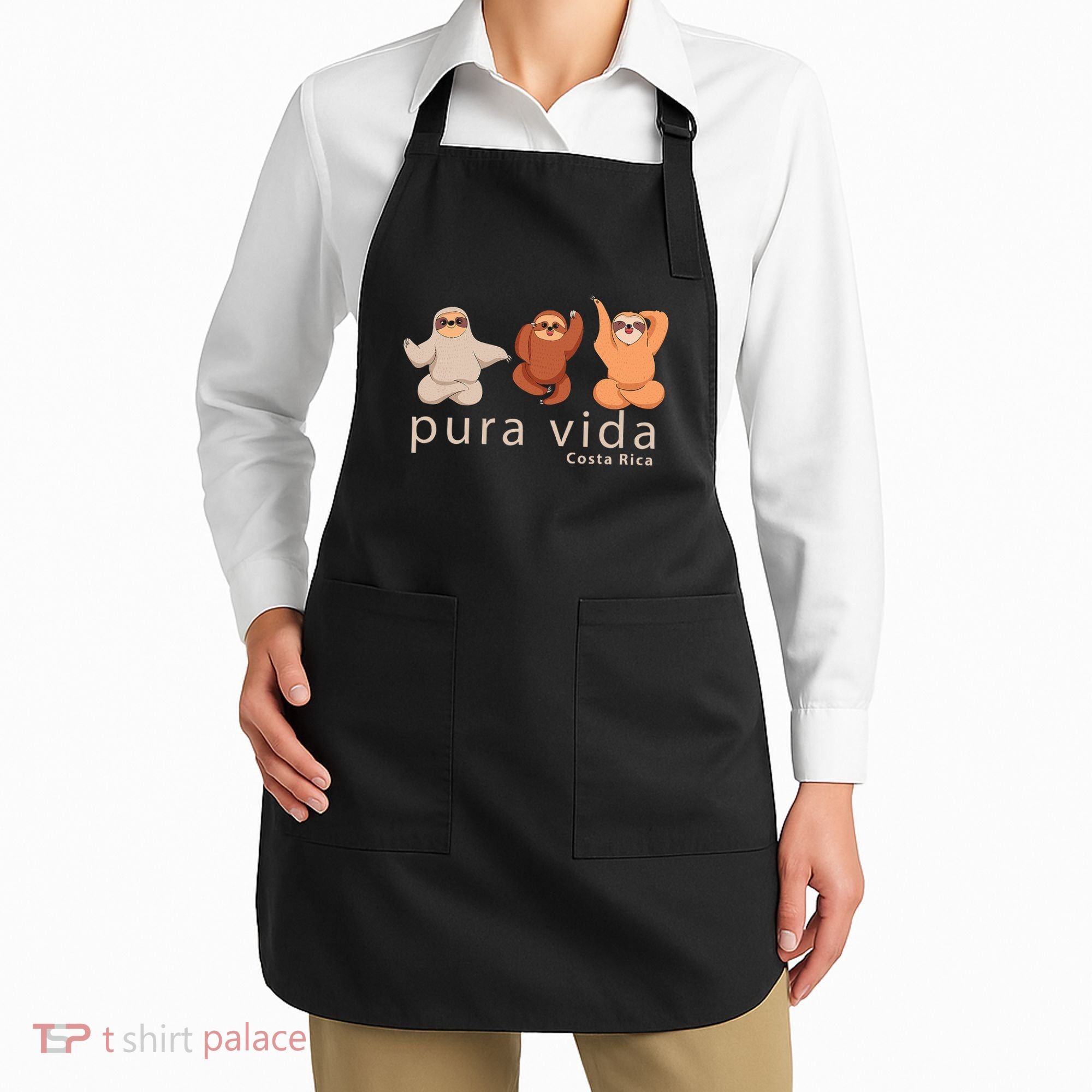 Costa Rica Sloth Apron